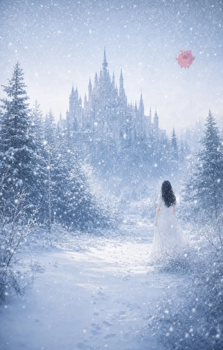 Snow White snow castle cover option