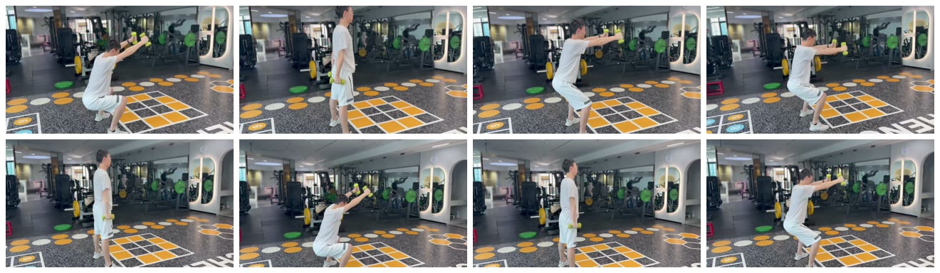 深蹲模式关键帧
